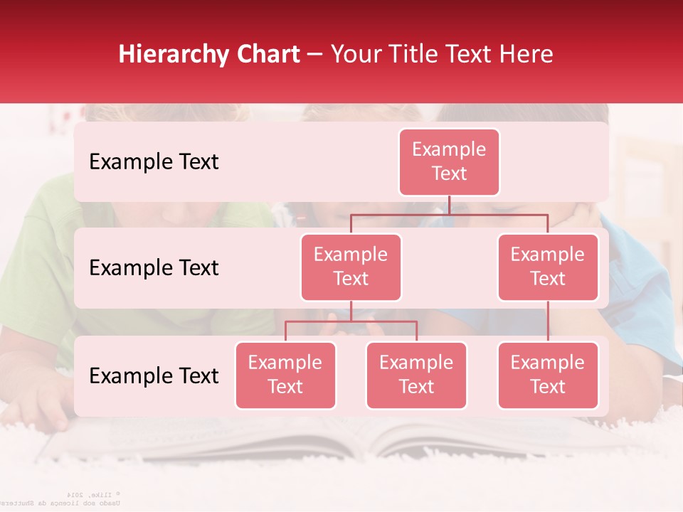 Three Children Laying On The Floor Reading A Book PowerPoint Template