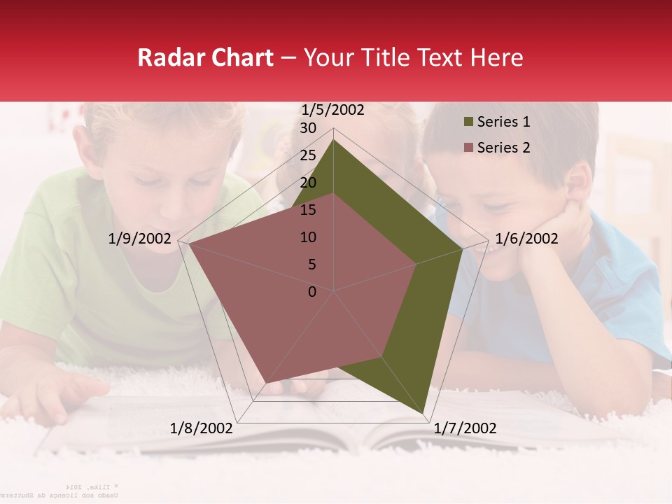 Three Children Laying On The Floor Reading A Book PowerPoint Template