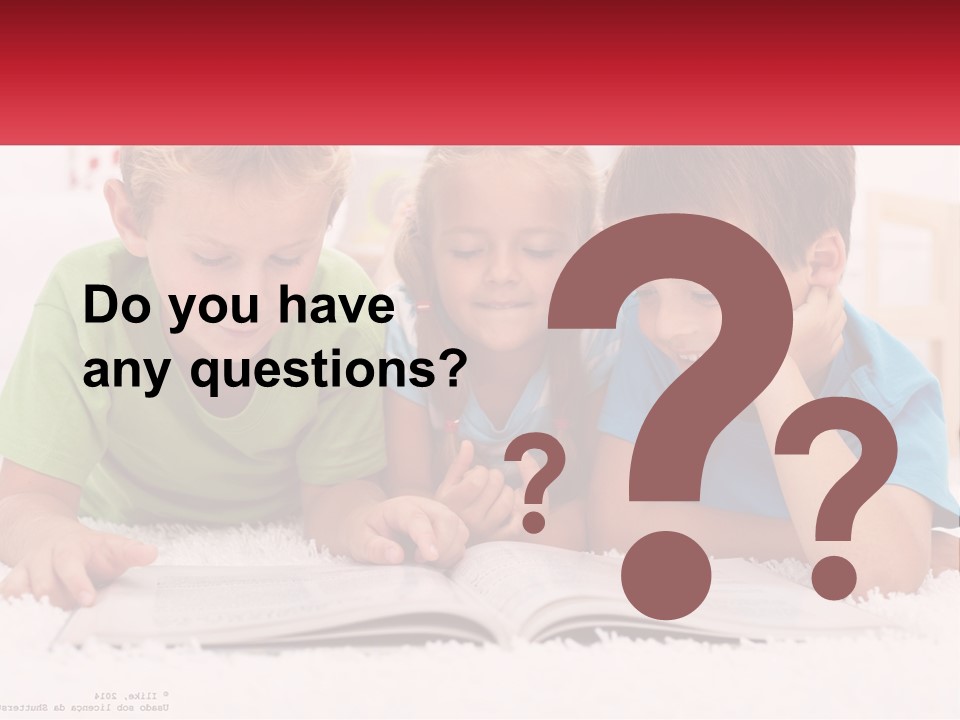 Three Children Laying On The Floor Reading A Book PowerPoint Template