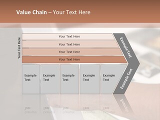 A Person Pointing At A Computer Screen On A Desk PowerPoint Template
