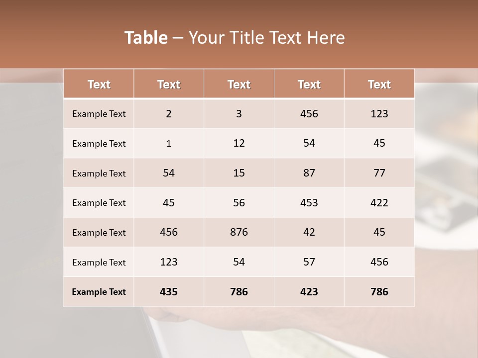 A Person Pointing At A Computer Screen On A Desk PowerPoint Template