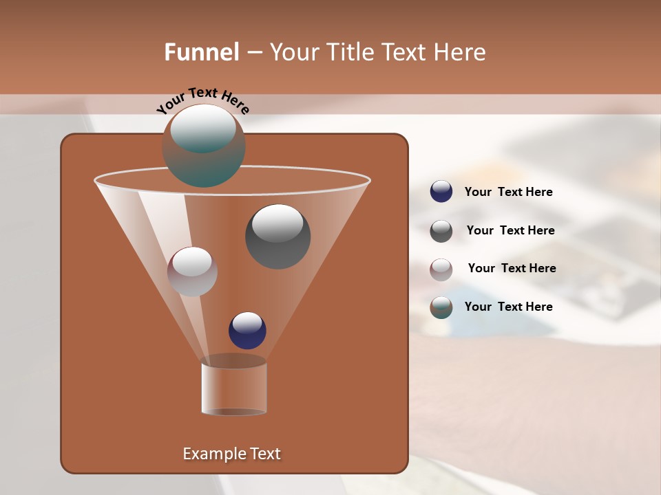 A Person Pointing At A Computer Screen On A Desk PowerPoint Template