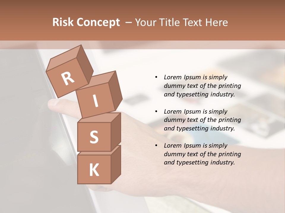 A Person Pointing At A Computer Screen On A Desk PowerPoint Template