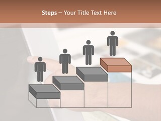 A Person Pointing At A Computer Screen On A Desk PowerPoint Template