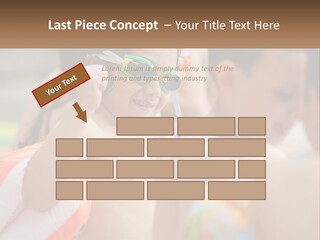 A Group Of Young Children Wearing Swimming Goggles PowerPoint Template