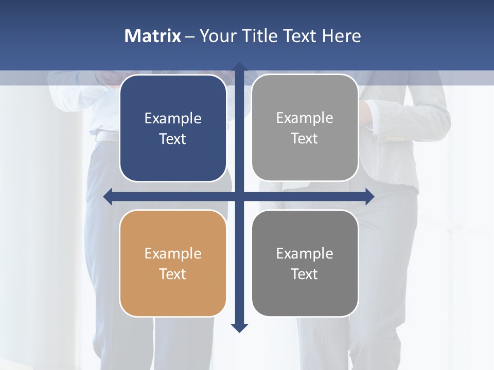 A Man And A Woman Are Walking Together PowerPoint Template