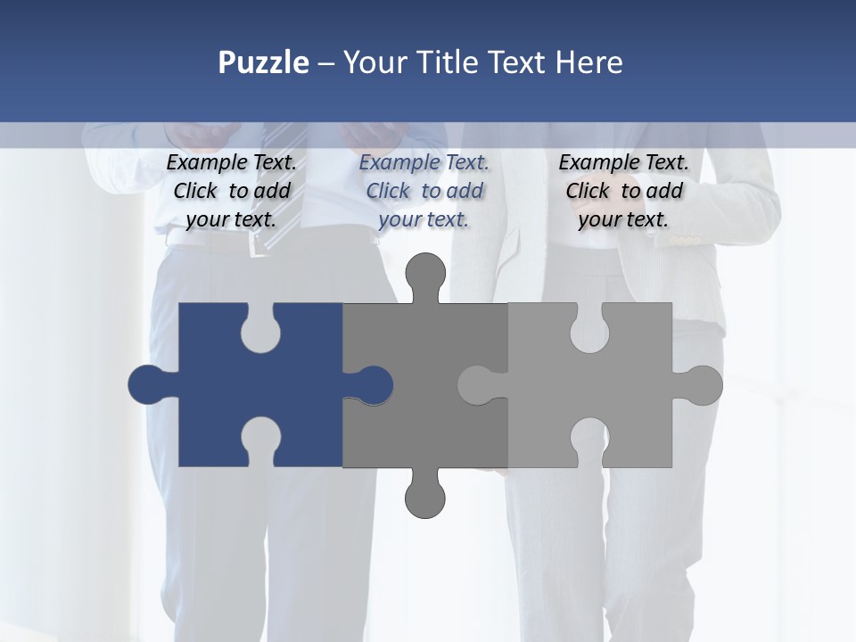 A Man And A Woman Are Walking Together PowerPoint Template