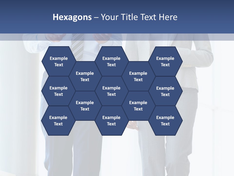 A Man And A Woman Are Walking Together PowerPoint Template