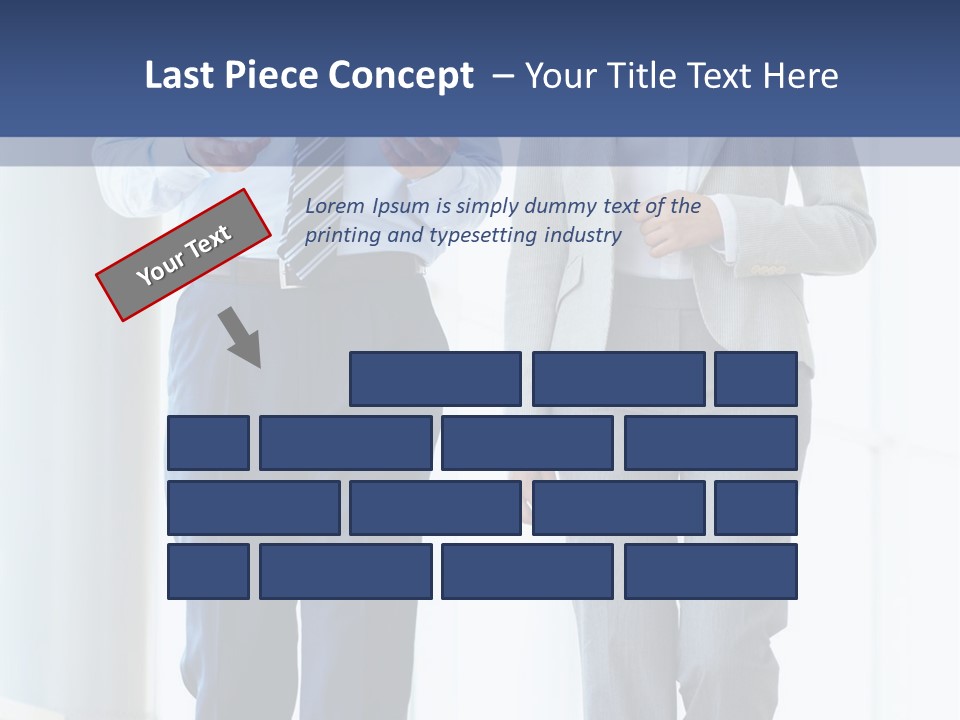 A Man And A Woman Are Walking Together PowerPoint Template