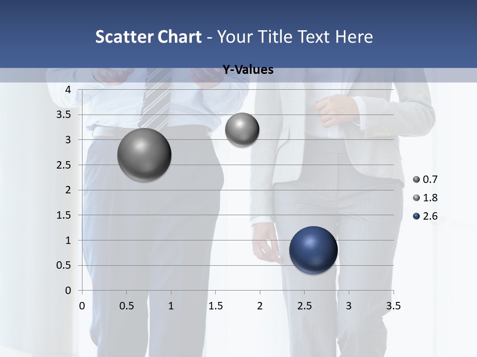 A Man And A Woman Are Walking Together PowerPoint Template