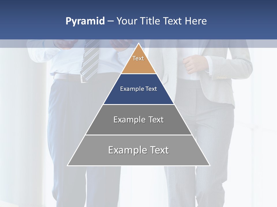 A Man And A Woman Are Walking Together PowerPoint Template