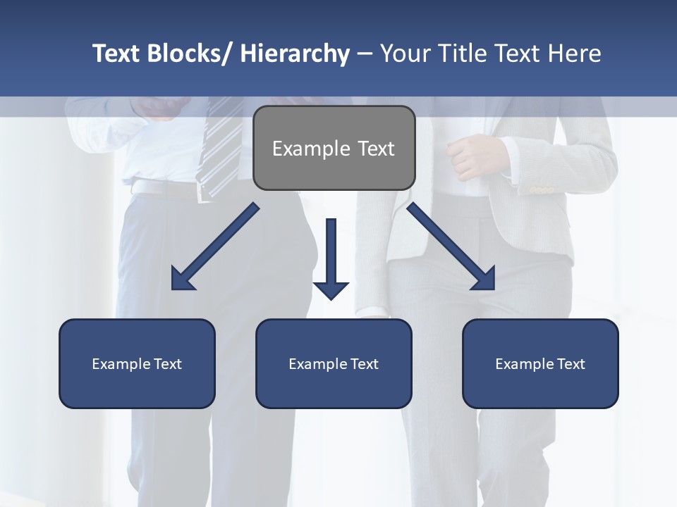 A Man And A Woman Are Walking Together PowerPoint Template