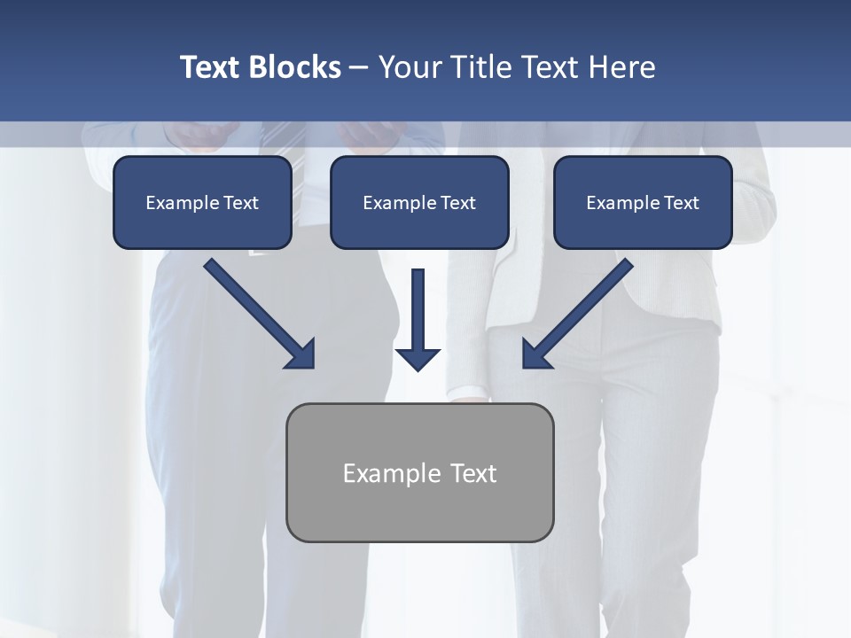 A Man And A Woman Are Walking Together PowerPoint Template