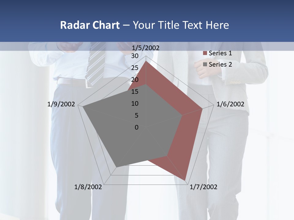 A Man And A Woman Are Walking Together PowerPoint Template