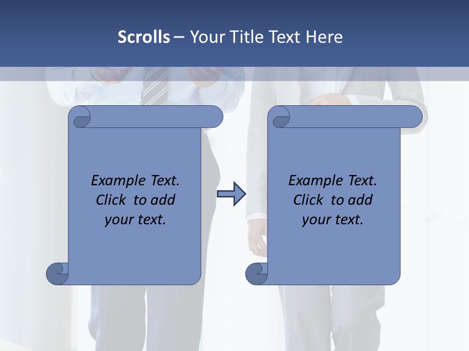 A Man And A Woman Are Walking Together PowerPoint Template