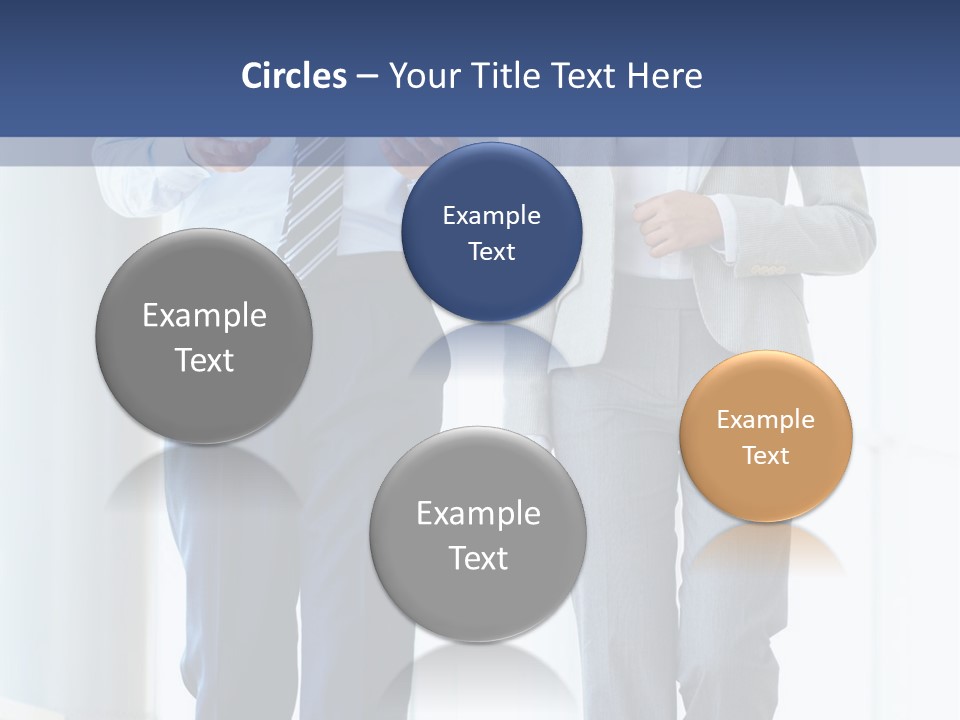 A Man And A Woman Are Walking Together PowerPoint Template