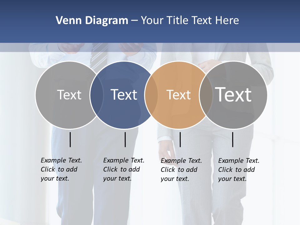 A Man And A Woman Are Walking Together PowerPoint Template