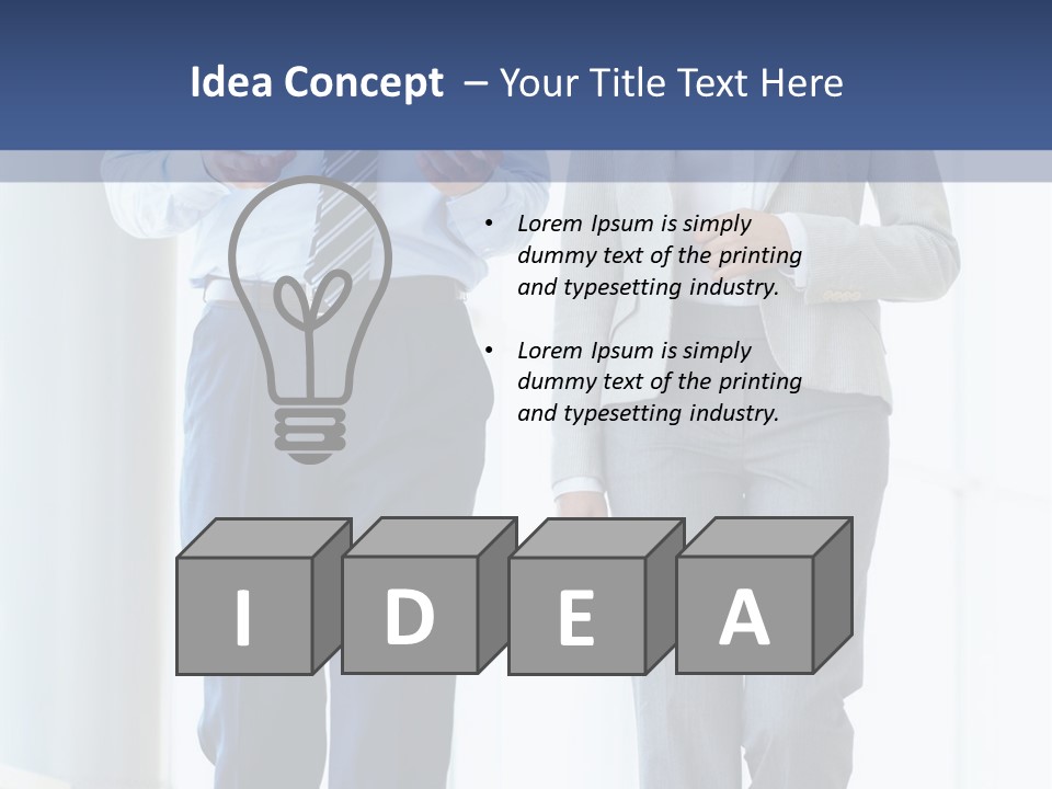 A Man And A Woman Are Walking Together PowerPoint Template