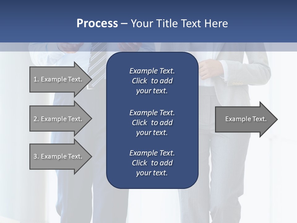 A Man And A Woman Are Walking Together PowerPoint Template