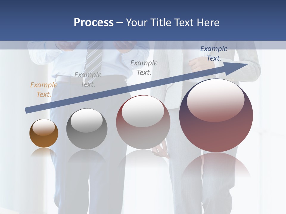 A Man And A Woman Are Walking Together PowerPoint Template