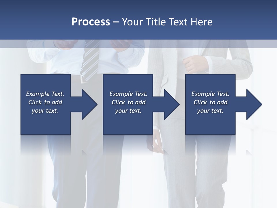 A Man And A Woman Are Walking Together PowerPoint Template