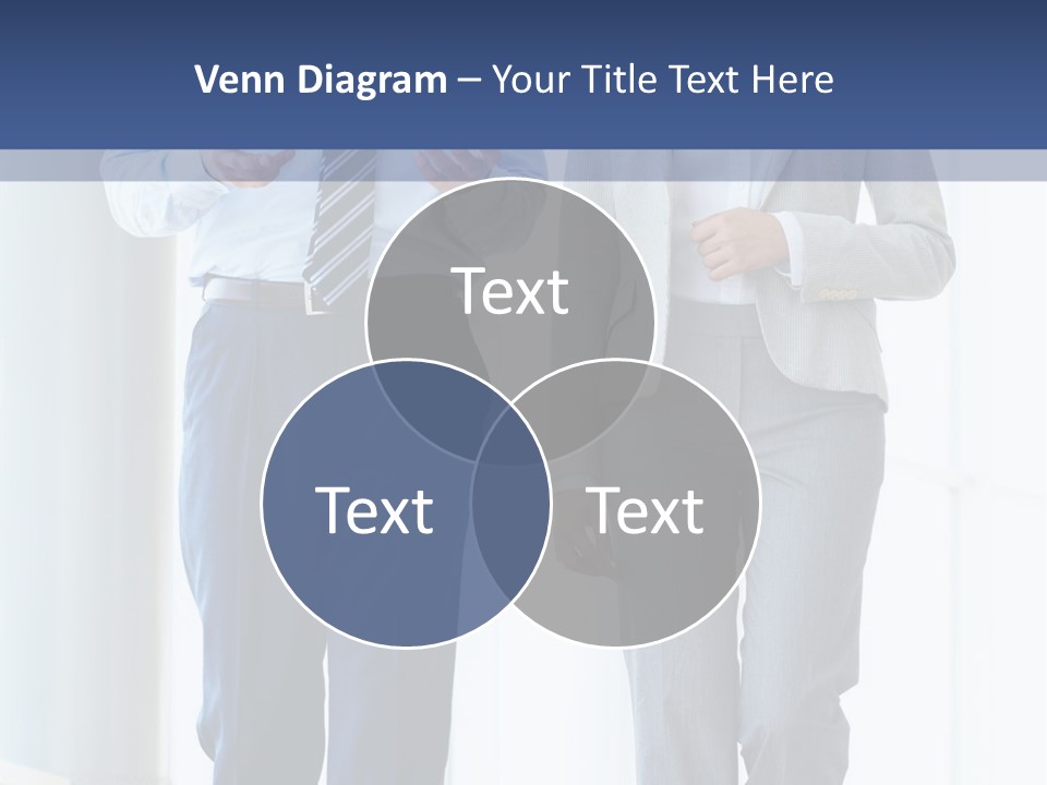 A Man And A Woman Are Walking Together PowerPoint Template