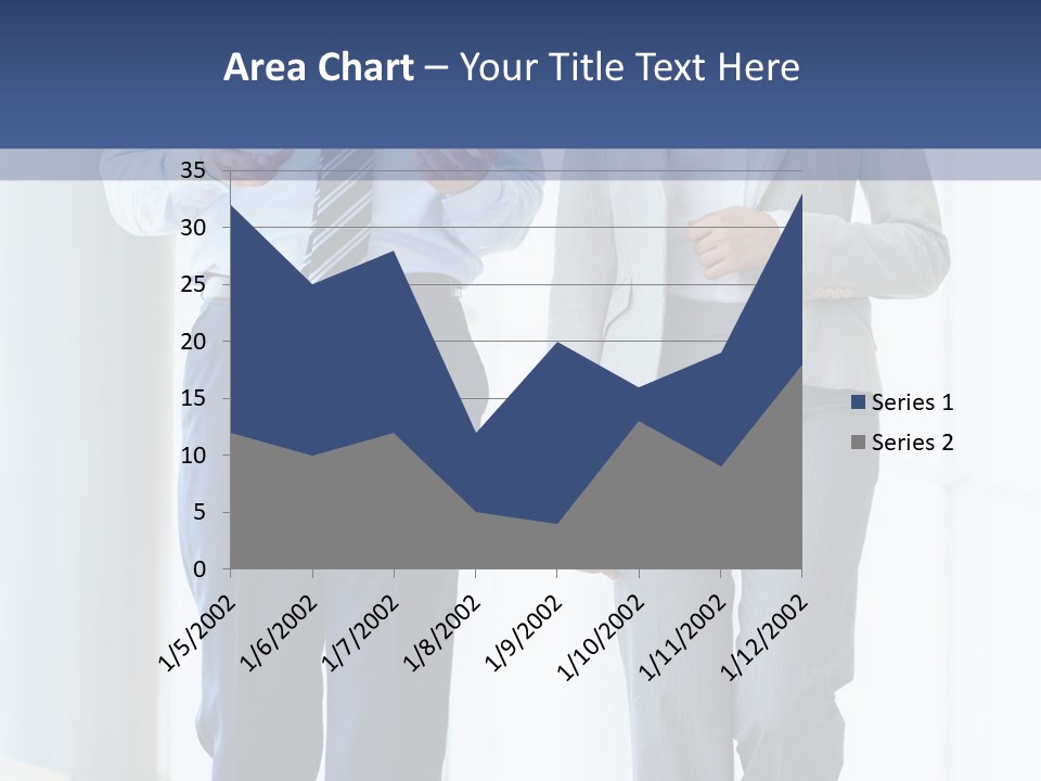 A Man And A Woman Are Walking Together PowerPoint Template