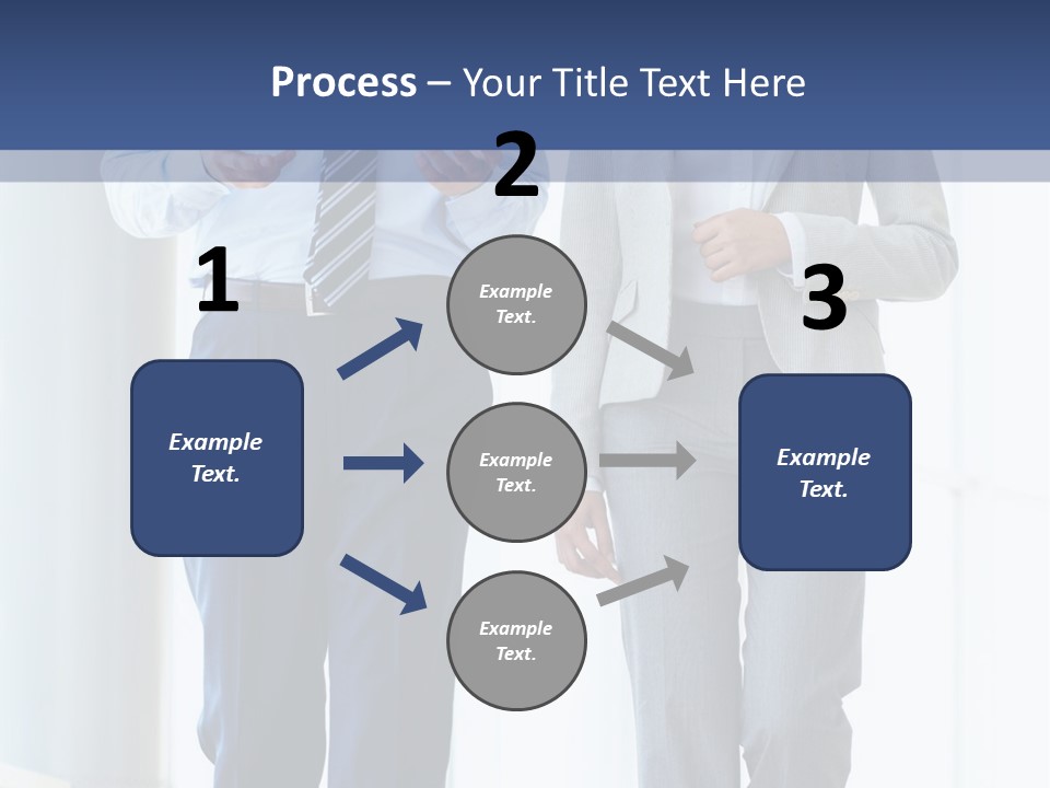 A Man And A Woman Are Walking Together PowerPoint Template