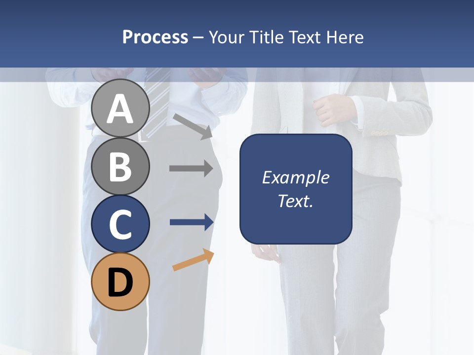 A Man And A Woman Are Walking Together PowerPoint Template