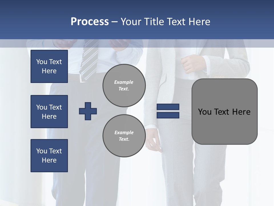 A Man And A Woman Are Walking Together PowerPoint Template