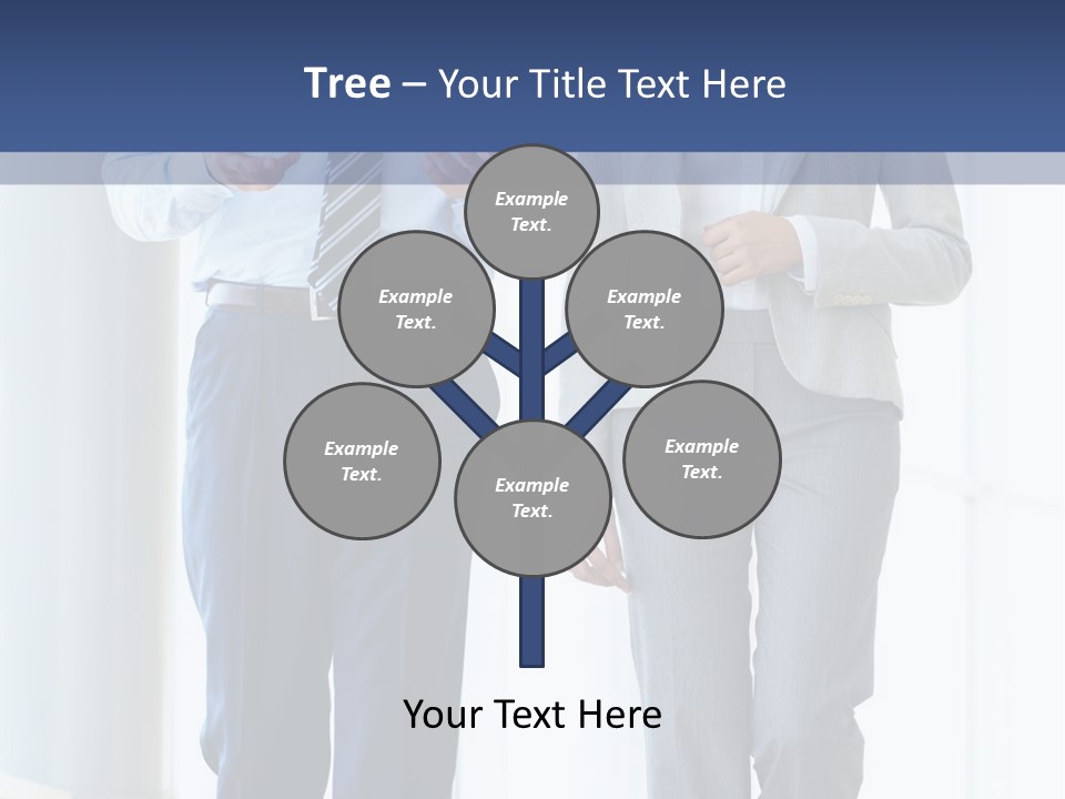 A Man And A Woman Are Walking Together PowerPoint Template