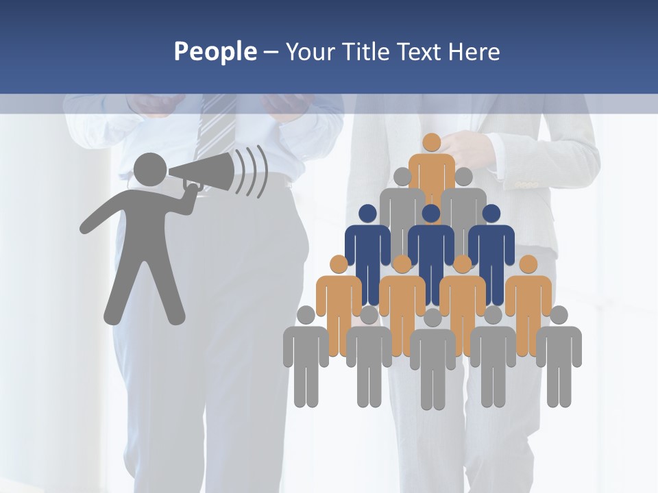 A Man And A Woman Are Walking Together PowerPoint Template