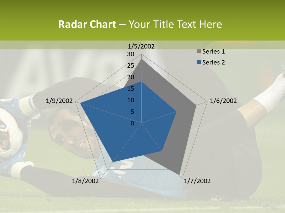 A Man Laying On The Ground With A Soccer Ball PowerPoint Template