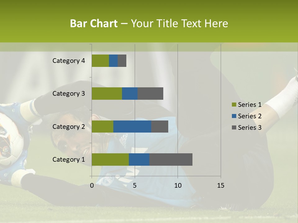 A Man Laying On The Ground With A Soccer Ball PowerPoint Template
