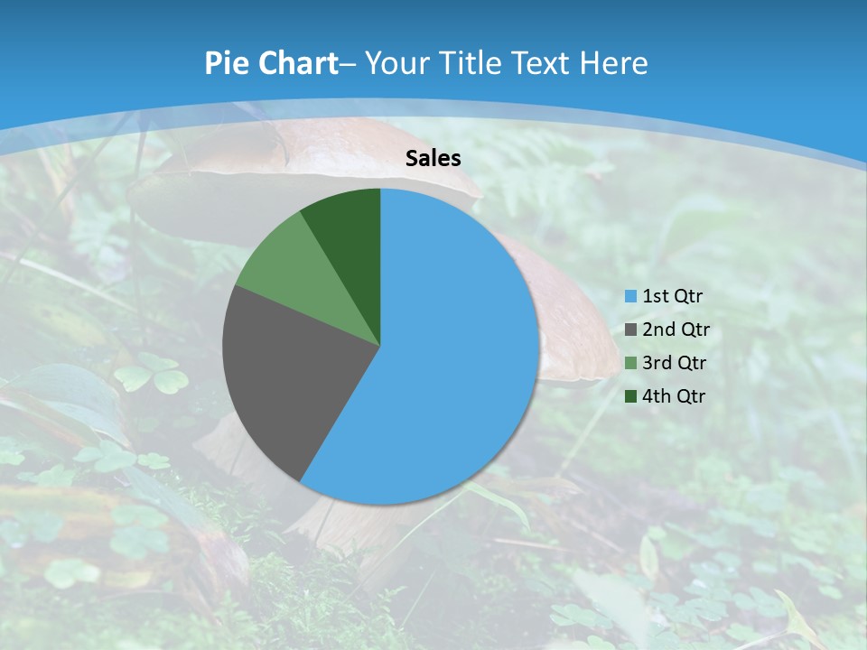 A Group Of Mushrooms In The Forest Powerpoint Template PowerPoint Template