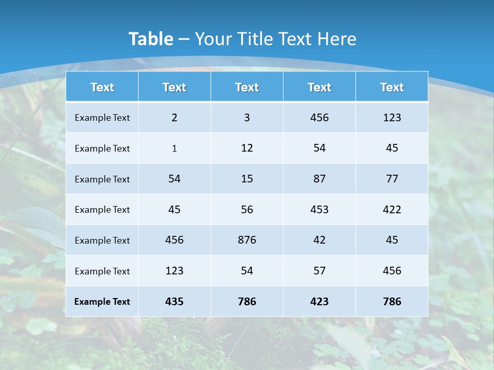 A Group Of Mushrooms In The Forest Powerpoint Template PowerPoint Template