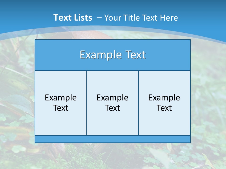 A Group Of Mushrooms In The Forest Powerpoint Template PowerPoint Template