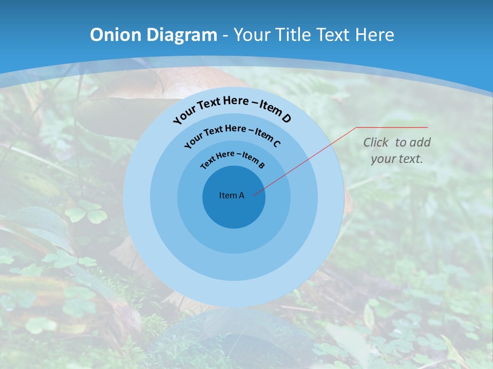 A Group Of Mushrooms In The Forest Powerpoint Template PowerPoint Template