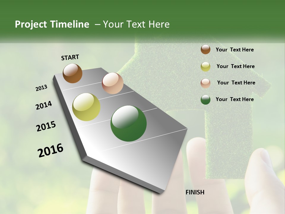 A Person Holding A Small Green House In Their Hands PowerPoint Template