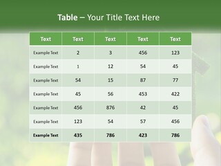 A Person Holding A Small Green House In Their Hands PowerPoint Template