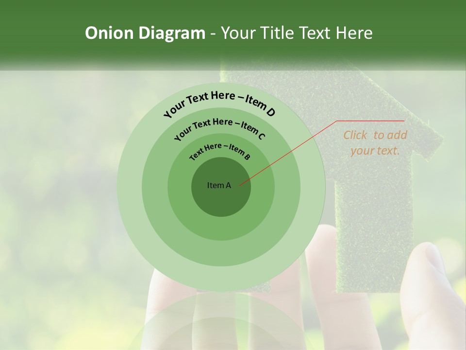 A Person Holding A Small Green House In Their Hands PowerPoint Template