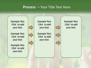 A Person Holding A Small Green House In Their Hands PowerPoint Template