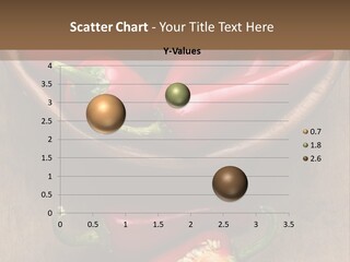 A Bowl Of Red Peppers On A Wooden Table PowerPoint Template