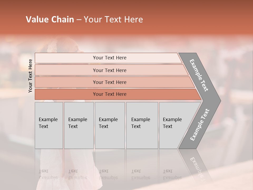 A Little Girl Is Eating An Ice Cream Cone PowerPoint Template