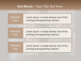 A View Of A City From A Window PowerPoint Template