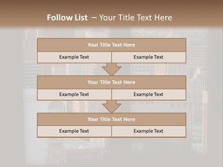 A View Of A City From A Window PowerPoint Template