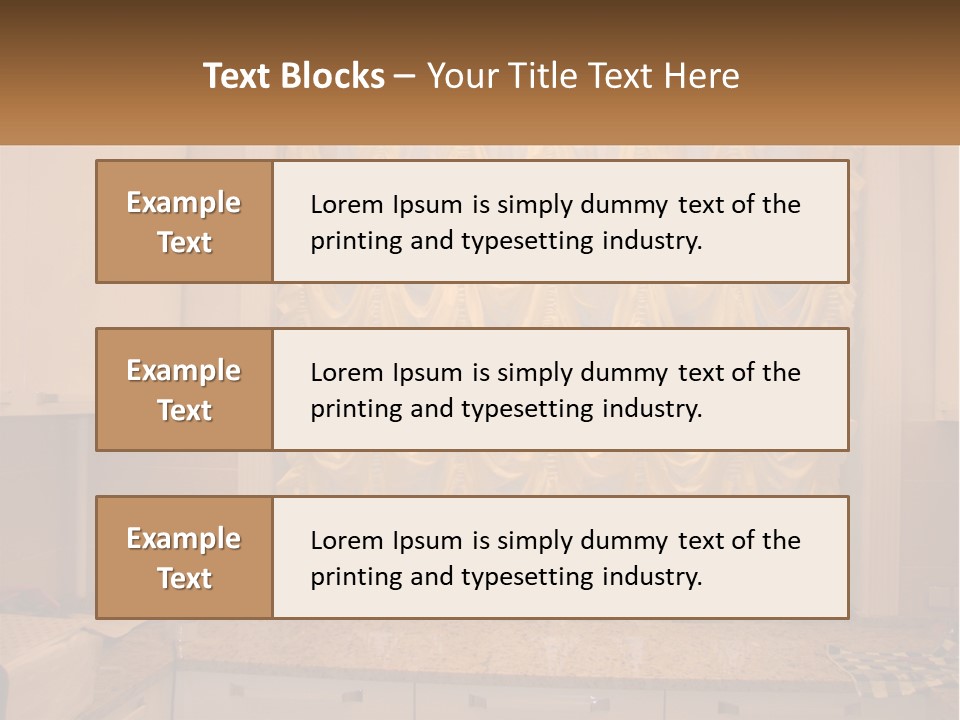 A Curtained Window With A Checkered Table Cloth PowerPoint Template