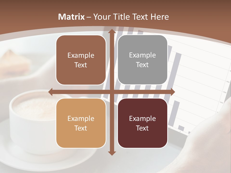 A Person Holding A Tablet With A Bar Chart On It PowerPoint Template