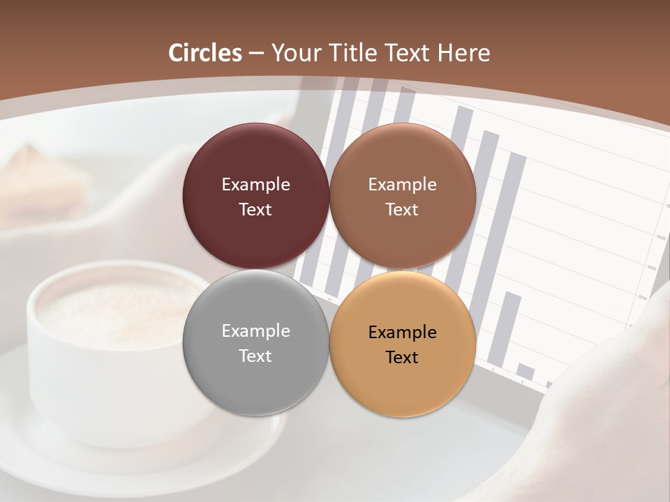 A Person Holding A Tablet With A Bar Chart On It PowerPoint Template