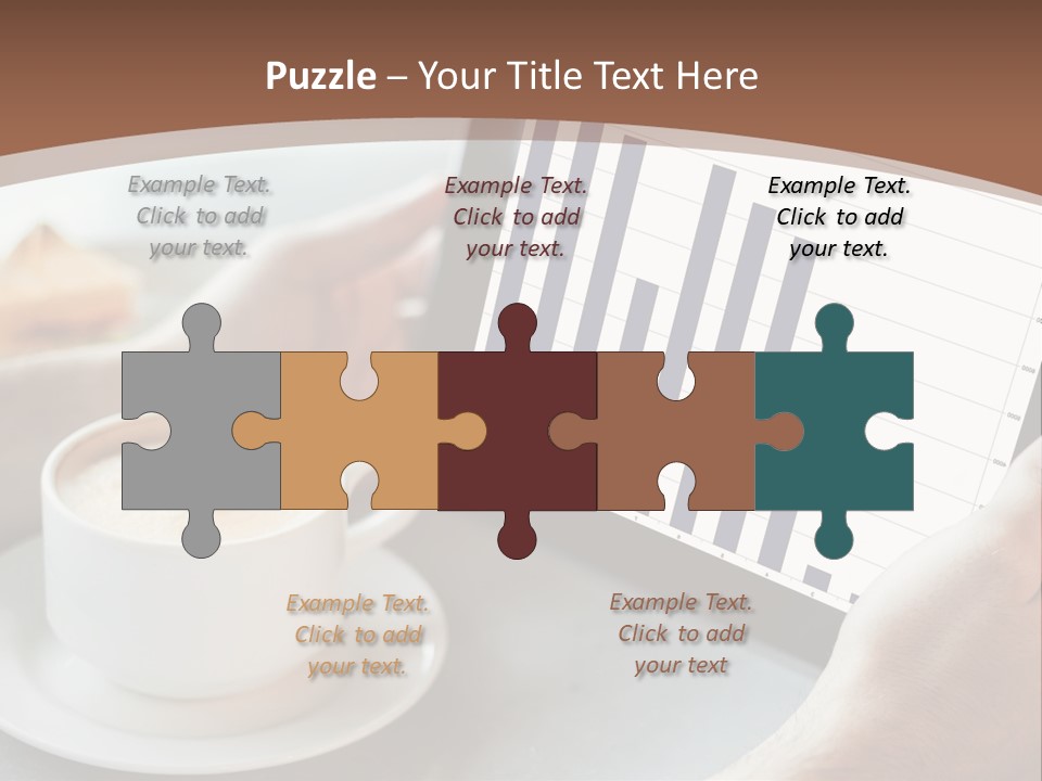 A Person Holding A Tablet With A Bar Chart On It PowerPoint Template